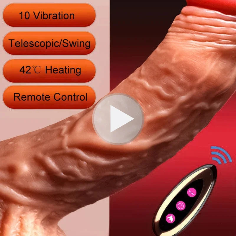 Gtooza_Realistic  women sex toys telescopic with female stimulator s s big penis anal gtooza.com