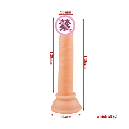 Realistic mini jelly dildo silicone penis with suction cup G spot butt plug anal sex toys  women Female Masturbation gtooza.com