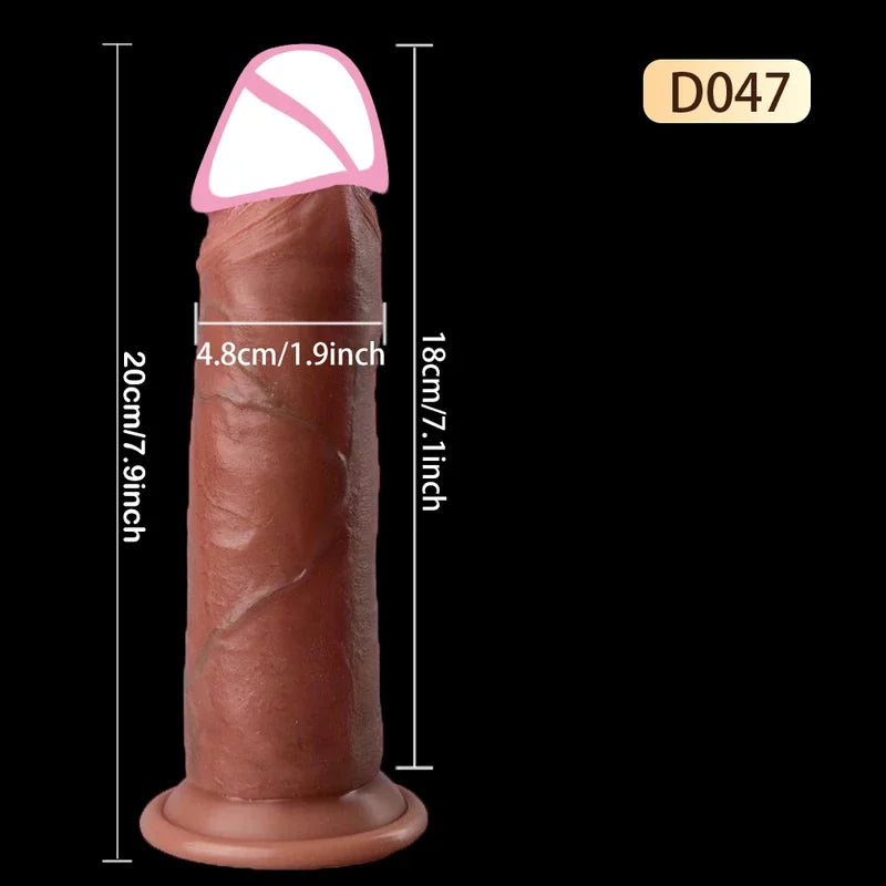 Realistic s Women Skin Sliding eskin Testicles  Anal Vaginal Stimulation Strapon Big Penis Sex Toys  Woman gtooza.com