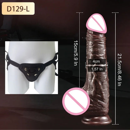 Realistic s Women Skin Sliding eskin Testicles  Anal Vaginal Stimulation Strapon Big Penis Sex Toys  Woman gtooza.com