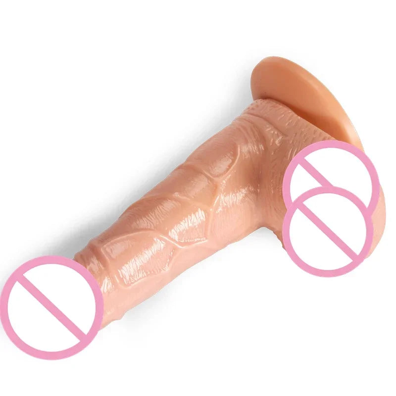 Realistic with Suction Cup  Anal Big Penis  Women Female Masturbator Sex Product Toys Adult gtooza.com