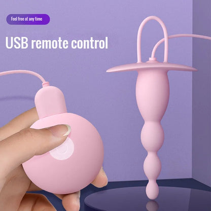 Rear court pull bead wire control USB charging jump egg male and female shared masturbation device adult sex toys gtooza.com