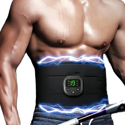 PC Rechargeable Body Massager Belt,  Abdominal Trainer Muscle , Smart Fitne