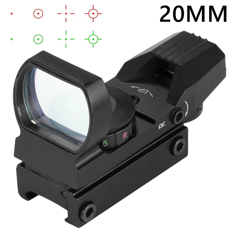 Red Dot 20mm / 11mm Red Dot BK Scope DE QD Sight Dovetail Riflescope Reflex Optics Sight For Hunting Rifle Gun Airsoft Tactical