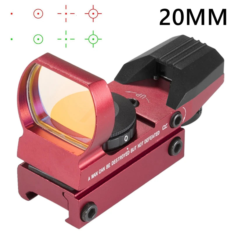 Red Dot 20mm / 11mm Red Dot BK Scope DE QD Sight Dovetail Riflescope Reflex Optics Sight For Hunting Rifle Gun Airsoft Tactical