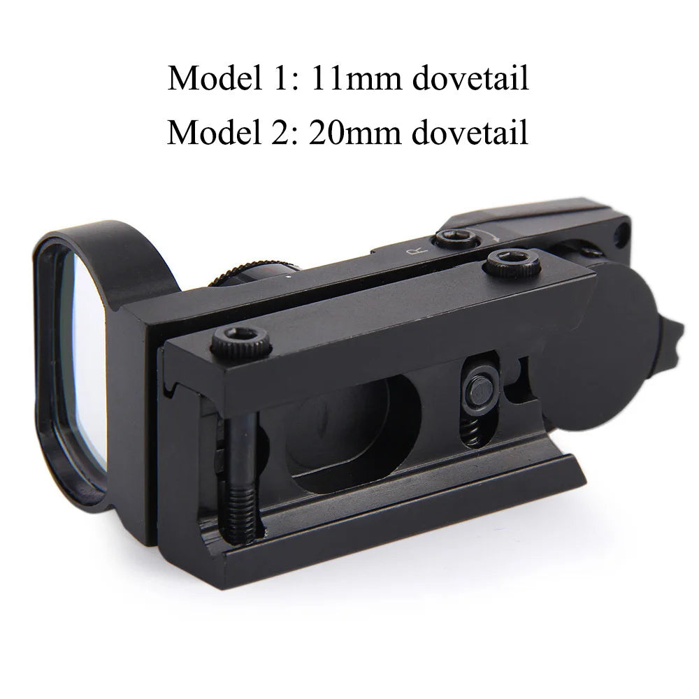 Red Dot 20mm / 11mm Red Dot BK Scope DE QD Sight Dovetail Riflescope Reflex Optics Sight For Hunting Rifle Gun Airsoft Tactical