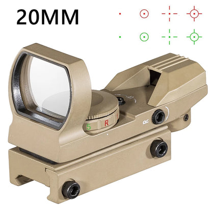 Red Dot Scope 11mm / 20mm Dovetail Riflescope Reflex Optics Sight For Hunting Rifle Gun Airsoft Tactical Sniper