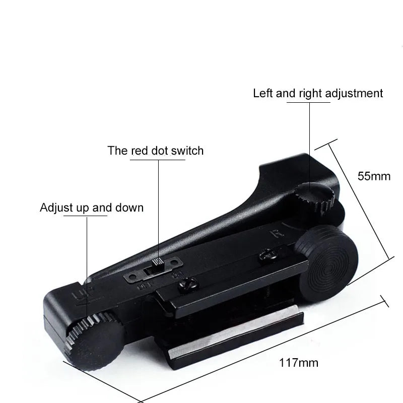 Red Dot Tactical Riflescope Outdoor Hunting Shooting Gear Sight Scope 11mm Card Slot Primary Use