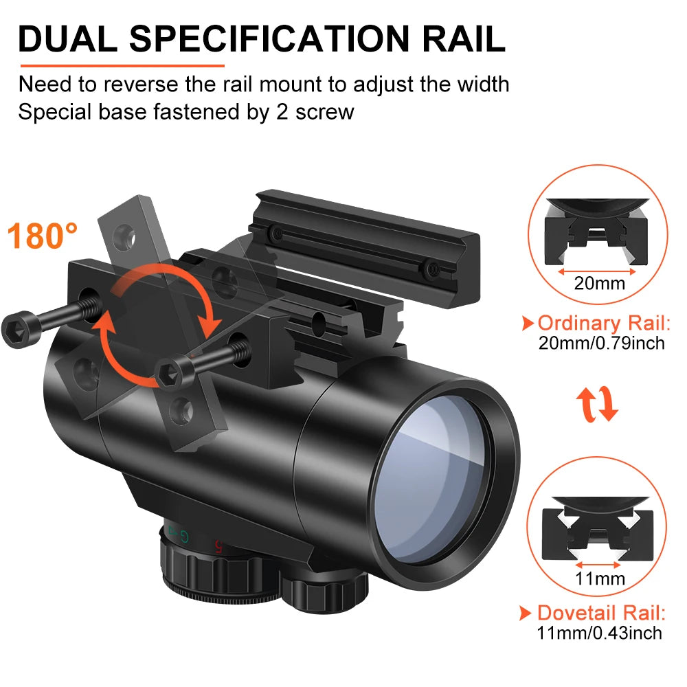 Red Green Dot Sight Riflescope 3-point Crossbow Sight Hunting Optics Reflex Sight Rifle Shotgun Compound Bow Scope