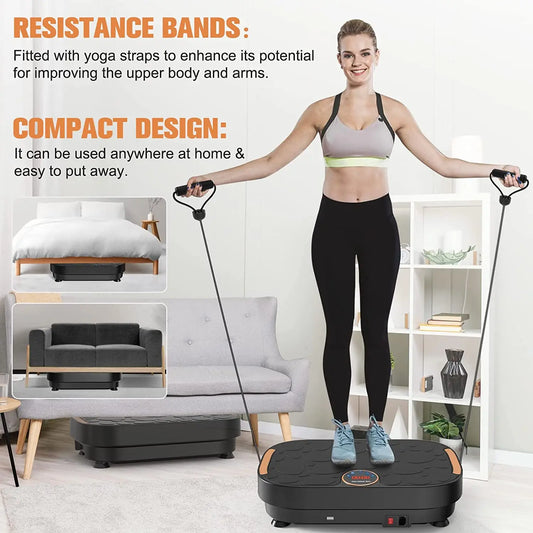 PC Relife Sports Vibration Plate Exercise Machine Full Body Shaker Workout