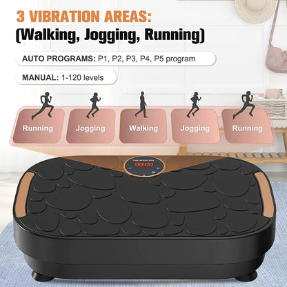 PC Relife Sports Vibration Plate Exercise Machine Full Body Shaker Workout