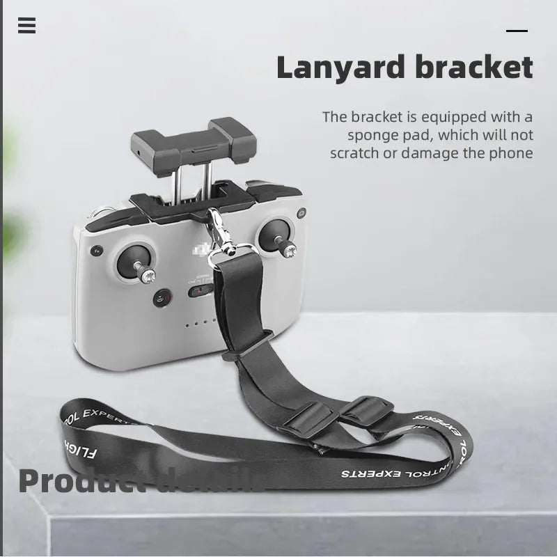 Remote Control Neck Lanyard Safety Strap  DJI NEO/Mini 4K/2/3 Pro/Mavic 3/Air 3/2S Hook Holder Fixed Clip Drone Accessories