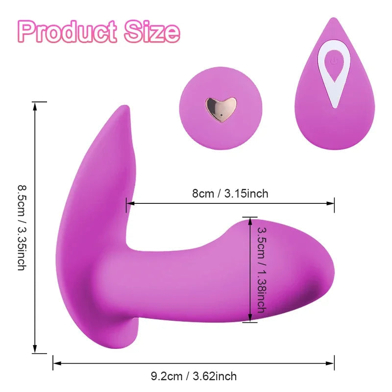 Gtooza_Remote Control   Women  Stimulator Wearable Panties Wireless G Spot  Female Sex Toys Adults Goods gtooza.com