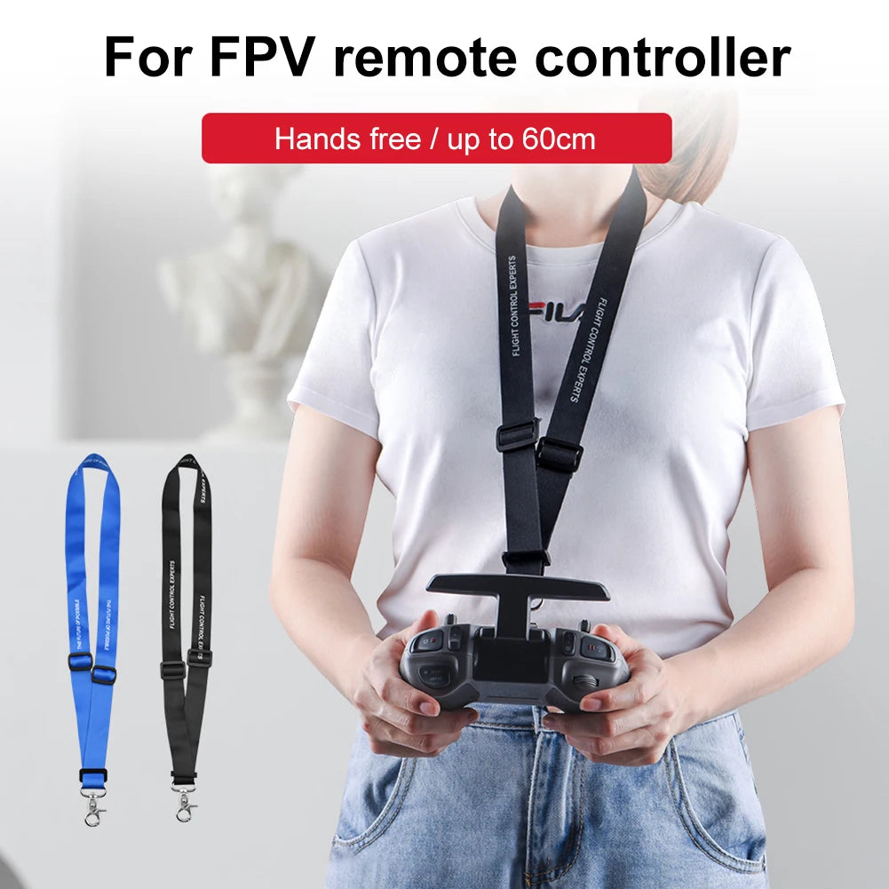 Remote Controller Lanyard  DJI FPV/Avata Adjustable Neck Shoulder Sling Strap Anti-lost Remote Controller Accessories