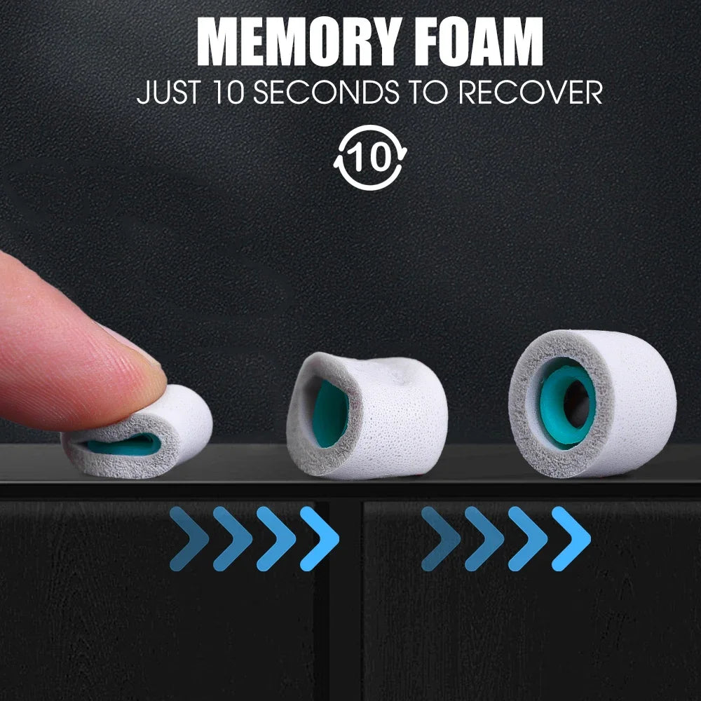 Replacement Memory Foam Ear Tips Cushion Earbuds Anti Slip Earplugs Ear Pads For Sony WF-1000XM5 Bluetooth Earphone Accessories