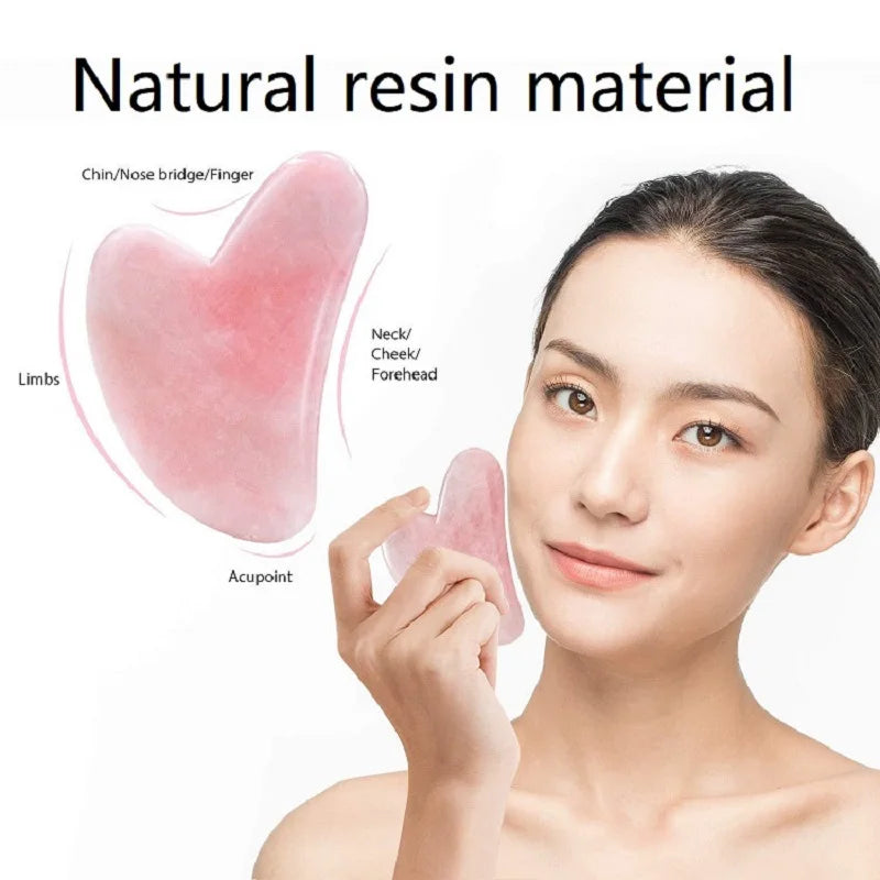 Resin Gousha Stone  The Face Roller Gouache Scraper Gousha Stone Gowoman Face Roller Gua Sha Tool Face Roller Massager