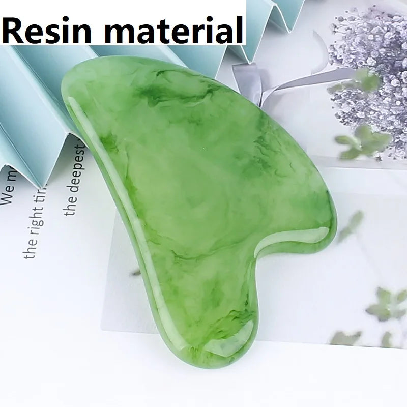 Resin Gousha Stone  The Face Roller Gouache Scraper Gousha Stone Gowoman Face Roller Gua Sha Tool Face Roller Massager