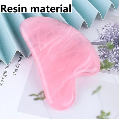 Resin Gousha Stone  The Face Roller Gouache Scraper Gousha Stone Gowoman Face Roller Gua Sha Tool Face Roller Massager