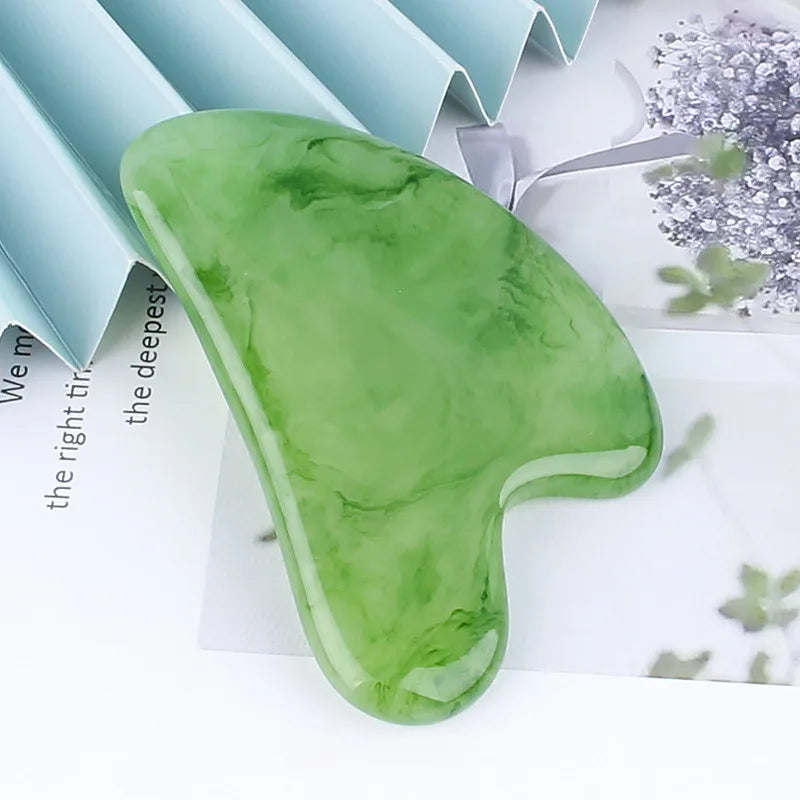 Resin Gousha Stone  The Face Roller Gouache Scraper Gousha Stone Gowoman Face Roller Gua Sha Tool Face Roller Massager