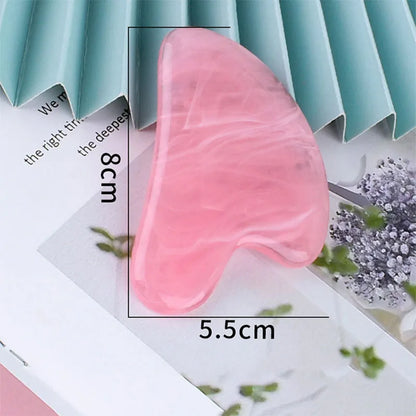 Resin Gousha Stone  The Face Roller Gouache Scraper Gousha Stone Gowoman Face Roller Gua Sha Tool Face Roller Massager