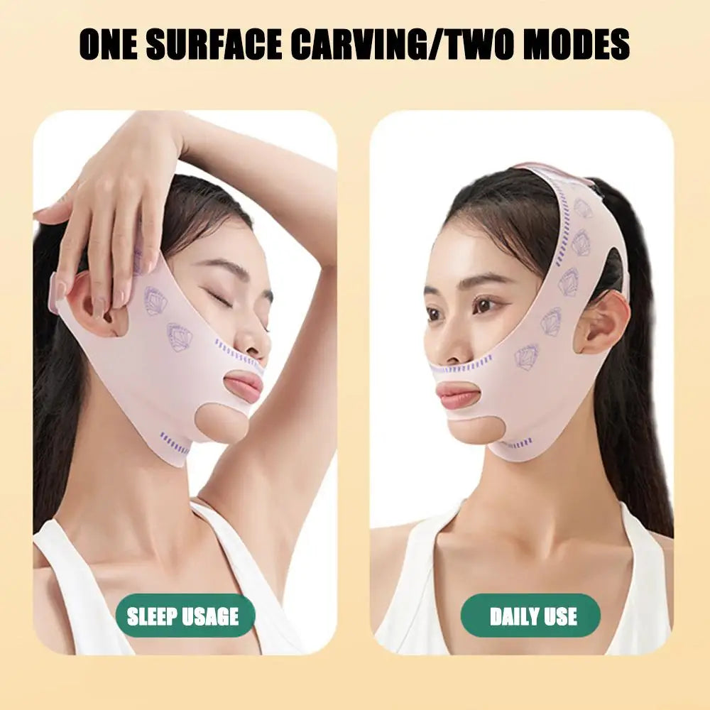 Reusable Face Slimming Bandage V Line Face Shaper Women Chin Cheek Lift Up Belt Facial Massage Strap Face Skin Care Beauty Tools