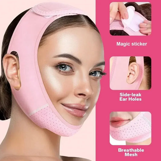 Reusable Face Slimming Bandage Women Chin Cheek Lift Up Belt Double Chin Reducer Strap V Line Face Shaper Skin Care Beauty Tools