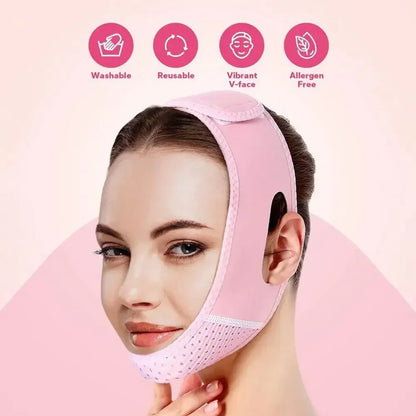 Reusable Face Slimming Bandage Women Chin Cheek Lift Up Belt Double Chin Reducer Strap V Line Face Shaper Skin Care Beauty Tools