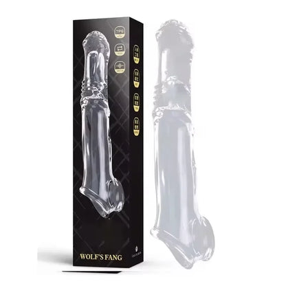 Reusable Penis Extender Warcraft Cock Rings Delay Ejaculation Penis Sex Toys  Men  Sleeve Condoms  Men Delay  Glans Cover