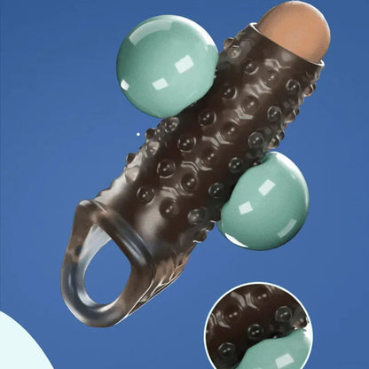 Gtooza_Reusable Sleeve Cock Rings Delay Ejaculation  Stimulation Penis Enlargemt Nozzle Sexy Toys  Men Sex Products gtooza.com