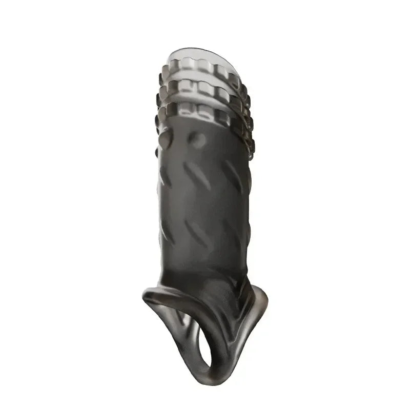 Gtooza_Reusable Sleeve Cock Rings Delay Ejaculation  Stimulation Penis Enlargemt Nozzle Sexy Toys  Men Sex Products gtooza.com