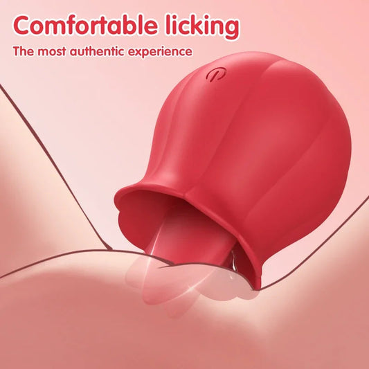 GtoozaRose Licking   Nipple Clitoral Stimulator Vibrating Egg Tongue Lick   Sex Toy Adult Toys  Women gtooza.com