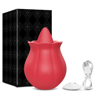 GtoozaRose Licking   Nipple Clitoral Stimulator Vibrating Egg Tongue Lick   Sex Toy Adult Toys  Women gtooza.com