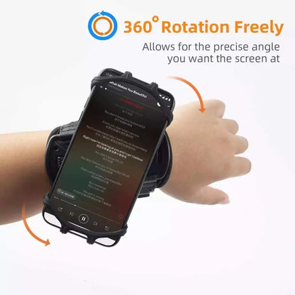 PC Running Wristband Phone Holder 360°Rotation Detachable Sports Armband with Key Holder  iPhone Samsung Xiaomi Huawei Phone