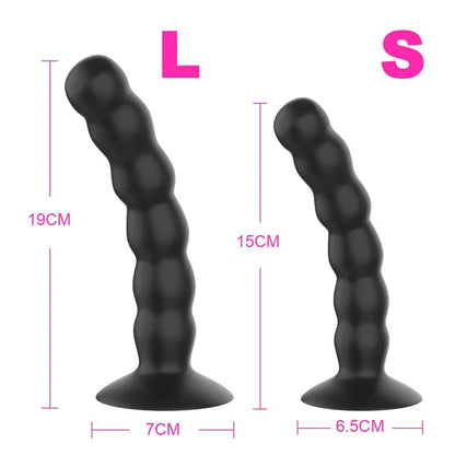 GtoozaS/M Anal Plug Vibrators  Women Vaginal Ball Butt Dilator Men Prostate Massager Slim Dildos Female Masturbator Sex Toys Erotic gtooza.com