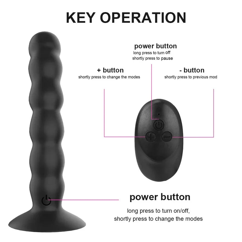 GtoozaS/M Anal Plug Vibrators  Women Vaginal Ball Butt Dilator Men Prostate Massager Slim Dildos Female Masturbator Sex Toys Erotic gtooza.com