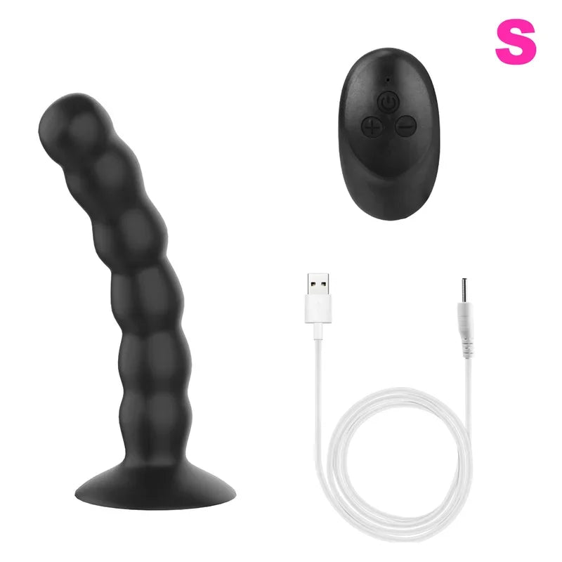 GtoozaS/M Anal Plug Vibrators  Women Vaginal Ball Butt Dilator Men Prostate Massager Slim Dildos Female Masturbator Sex Toys Erotic gtooza.com