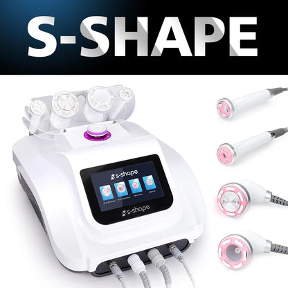 PC S Shape Machine & RF Electroporation Vacuum Suction Body Face Care Machi