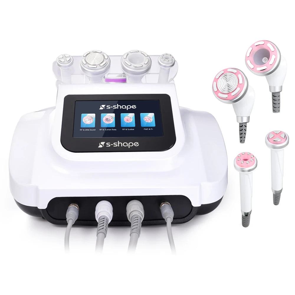 PC S Shape Machine & RF Electroporation Vacuum Suction Body Face Care Machi