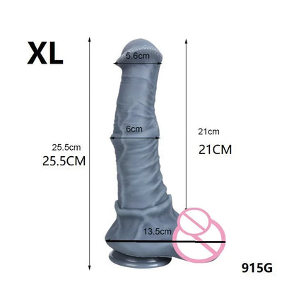 Gtooza_S-XXXL Huge Horse  Vaginal Anal Buttplug Fake Penis Sex Toys  Women /Men Big s Deep Prostate Massage Stimulator gtooza.com