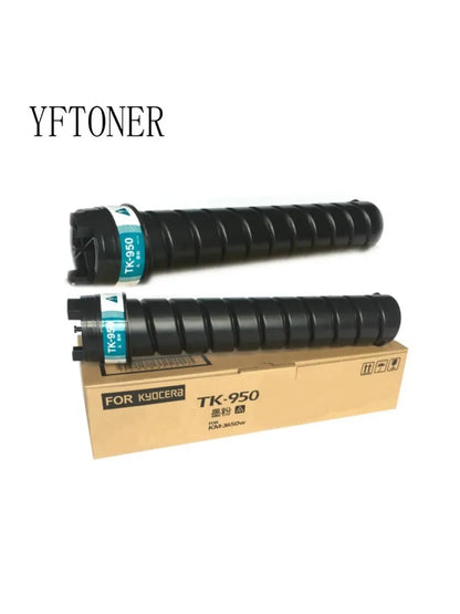 New YFTONER 2PCS TK950 Black Toner Cartridge for Kyocera TK-950 KM-3650W Pr