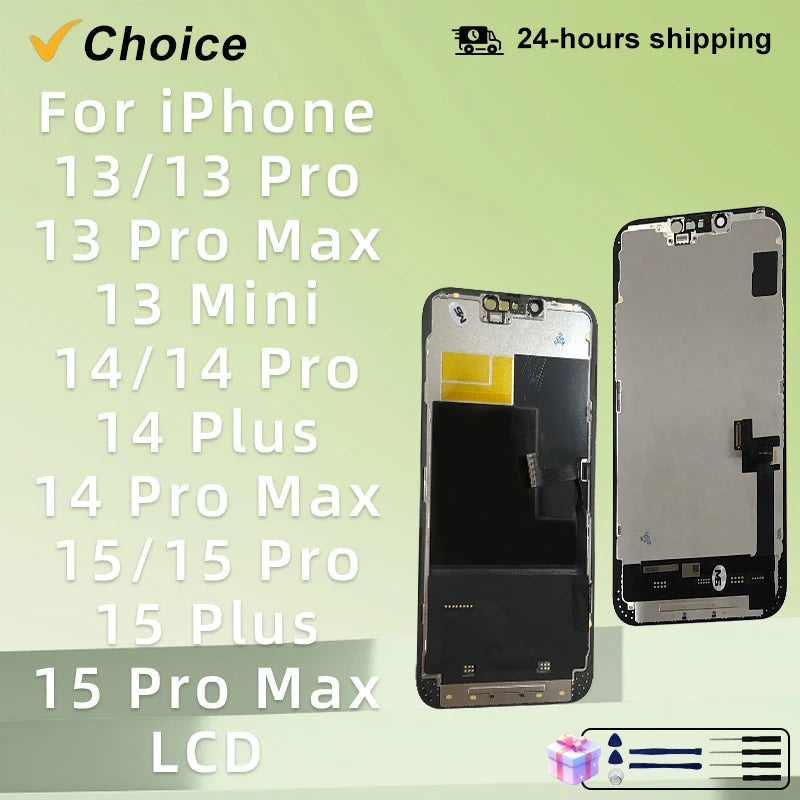 Gtooza_AAA++ OLED  iPhone 13 Pro Max LCD 13 Mini 13 LCD Digitizer Touch Screen  iPhone 14 Pro Max 14 Plus 15 Pro LCD Display gtooza.com