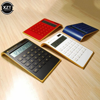 PC2022 Hot Sale Creative Slim Portable mini 10 digital Calculator Solar Ene