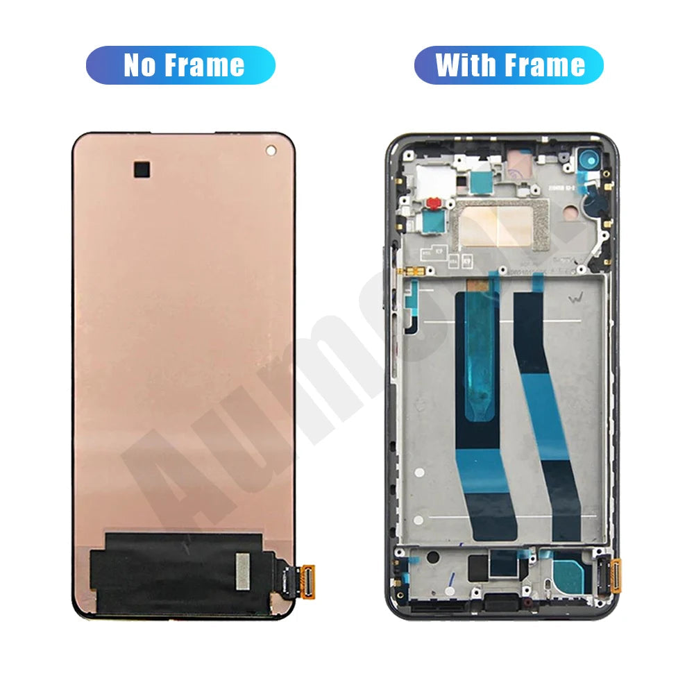 Gtooza_11Lite AMOLED  Xiaomi 11 Lite 5G LCD Display Touch Screen Replacement Parts  Mi 11Lite M2101K9AG M2101K9AI LCD Display gtooza.com