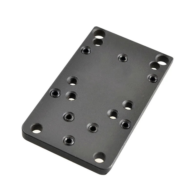 Tactical Glock Mount Plate Base Universal PistolMount For RMR SRO MROS VENOM Doctor Red Dot Optics Sights CNC Metal