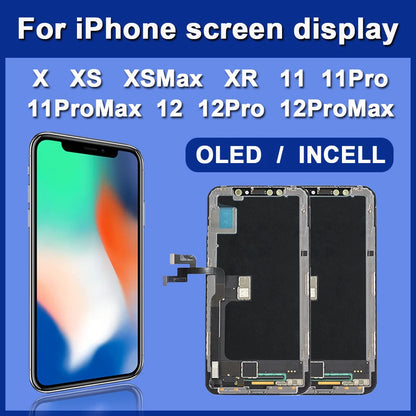 Gtooza_AAAA++++ OLED  iPhone X XR XS Max LCD Incell  iphone 11 12 Pro Max Screen Display LCD With 3D Touch Digitizer Assembly gtooza.com