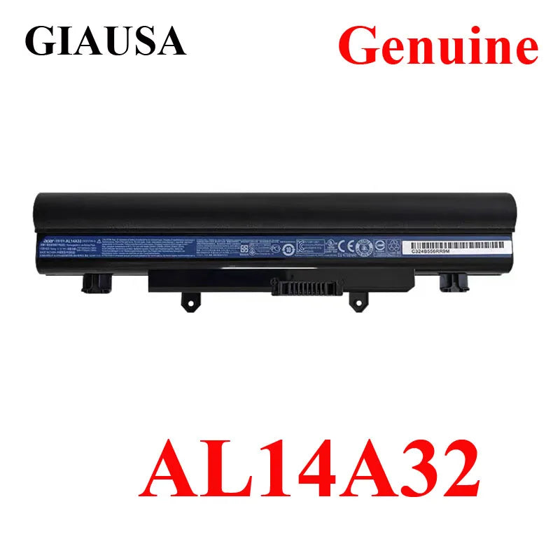 PC Genuine AL14A32 Laptop Battery For Acer E14 E15 E5-411 E5-421 E5-471 E5-511 E5-551 E5-572 E1-571 E1-571G V3-472 V3-572