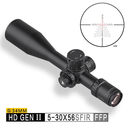 Discovery GEN-II 5-30X56SFIR FFP New Riflescope HD Illumination First Focal Plane Scopes With Military Shooting 34mm Tube