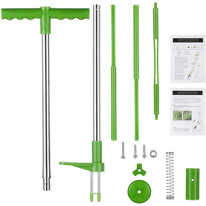 T50 Long Handle Weed Remover Durable Garden Lawn Weeder Outdoor Yard Grass Root Puller Tools Garden Planting Elements