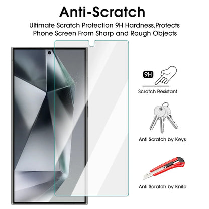 S25U S25Ultra Screen Protector For Samsung Galaxy S25 Series Clear 9H Tempered Glass Protection Film For Galaxy S25 S25Plus