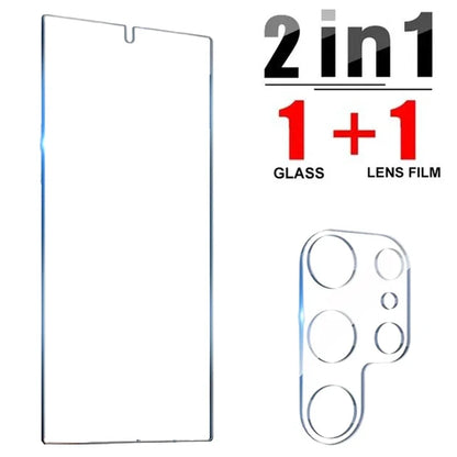 S25U S25Ultra Screen Protector For Samsung Galaxy S25 Series Clear 9H Tempered Glass Protection Film For Galaxy S25 S25Plus